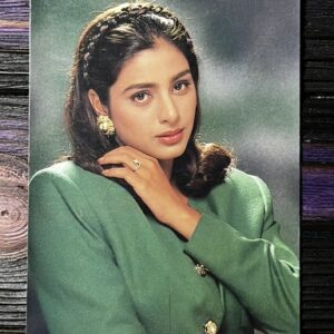 Tabu Tabassum Hashmi * Vintage Bollywood Postcard * (RS) (2275)