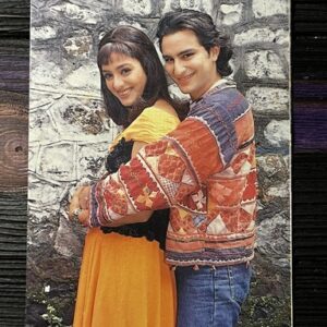 Tabu Tabassum Hashmi Saif AliKhan * Vintage Bollywood Postcard * (jAIN) (6613)