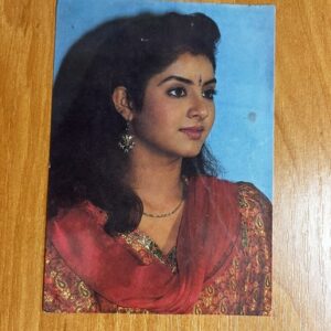 Divya Bharati* Vintage Bollywood Postcard * (RS) (2154)