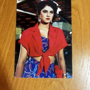 Divya Bharati* Vintage Bollywood Postcard * (jAIN) (WN)