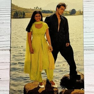 Kajol Devgn Salman Khan* Vintage Bollywood Postcard * (jAIN) (WN)