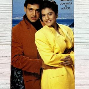Kajol Devgn Govinda* Vintage Bollywood Postcard * (NAA) (WN)