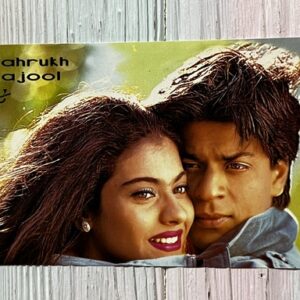 Kajol Devgn Shah Rukh Khan* Vintage Bollywood Postcard * (UC) (WN)