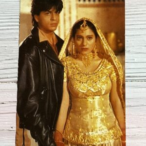 Kajol Devgn Shah Rukh Khan* Vintage Bollywood Postcard * (UC) (WN)