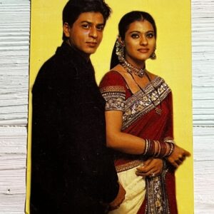 Kajol Devgn Shah Rukh Khan* Vintage Bollywood Postcard * (Tiki) (WN)