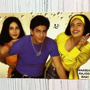 Kajol Devgn Shah Rukh Khan Rani Mukherjee * Vintage Bollywood Postcard * (UC) (WN)