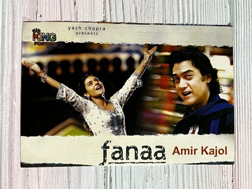 Kajol Devgn Aamir Khan* Vintage Bollywood Postcard * (King) (WN)