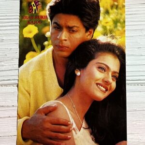 Kajol Devgn Shah Rukh Khan* Vintage Bollywood Postcard * (BAP) (WN)