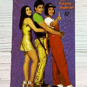Kajol Devgn Shah Rukh Khan Rani Mukherjee * Vintage Bollywood Postcard * (UC) (WN)