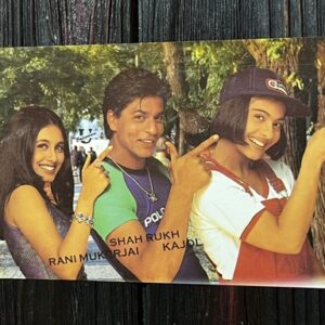Kajol Devgn Shah Rukh Khan Rani Mukherjee * Vintage Bollywood Postcard * (UC) (WN)