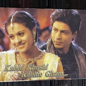 Kajol Devgn Shah Rukh Khan* Vintage Bollywood Postcard * (Tiki) (WN)
