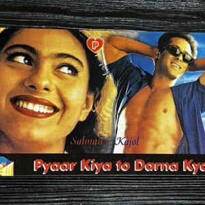 Kajol Devgn Salman Khan* Vintage Bollywood Postcard * (PP) (WN)