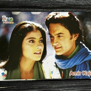 Kajol Devgn Aamir Khan* Vintage Bollywood Postcard * (King) (WN)