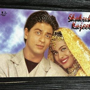 Kajol Devgn Shah Rukh Khan* Vintage Bollywood Postcard * (UC (WN)