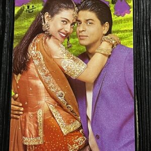 Kajol Devgn Shah Rukh Khan* Vintage Bollywood Postcard * (NCC)(WN)