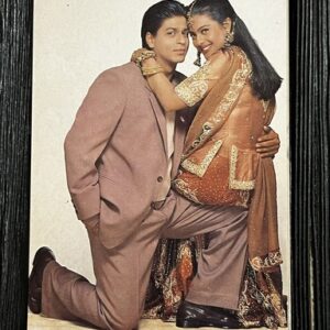 Kajol Devgn Shah Rukh Khan* Vintage Bollywood Postcard * (NCC)(WN)