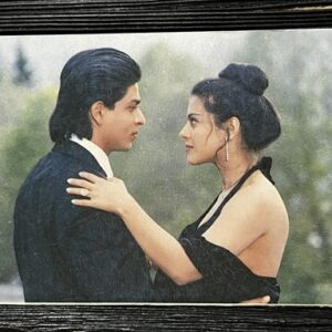 Kajol Devgn Shah Rukh Khan* Vintage Bollywood Postcard * (Jain) (7235)