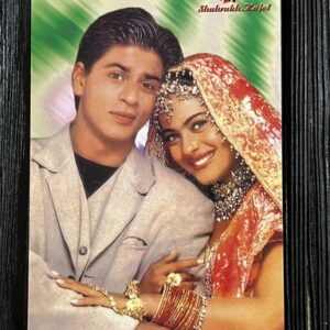 Kajol Devgn Shah Rukh Khan* Vintage Bollywood Postcard * (BAP) (WN)