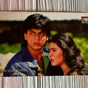 Kajol Devgn Shah Rukh Khan* Vintage Bollywood Postcard * (tONI) (WN)