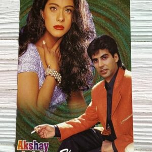 Kajol Devgn Akshay Kumar * Vintage Bollywood Postcard * (HINA) (WN)