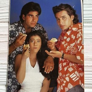 Kajol Devgn Saif Ali Khan Akshay Kumar * Vintage Bollywood Postcard * (WN) (WN)