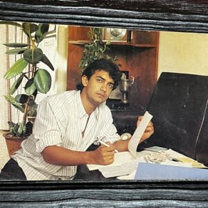 Aamir Khan * Vintage Bollywood Postcard * (BAR) (1108)
