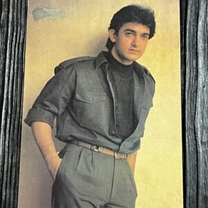 Aamir Khan * Vintage Bollywood Postcard * (PC) (PC-1552)