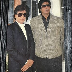 Jeetendra Amitabh Bachchan * Vintage Bollywood Postcard * (RC) (PC-1010)