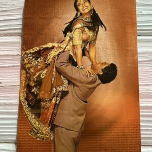 Kajol Devgn Shah Rukh Khan* Vintage Bollywood Postcard * (HC (WN)