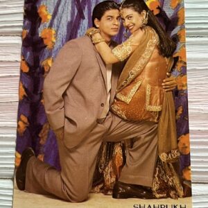 Kajol Devgn Shah Rukh Khan* Vintage Bollywood Postcard * (UC (WN)