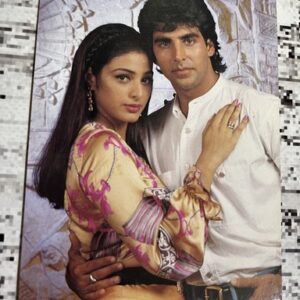 Tabu Tabassum Hashmi Akshay Kumar* Vintage Bollywood Postcard * (RC) (177)