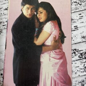 Mahima Chaudhry Shah Rukh Khan * Vintage Bollywood Postcard * (Twins) (WN)