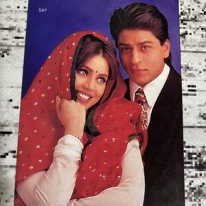 Mahima Chaudhry Shah Rukh Khan * Vintage Bollywood Postcard * (NAA) (547)