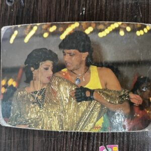 Sridevi Mithun Chakraborty * Vintage Bollywood Postcard * (vENUS) (393)
