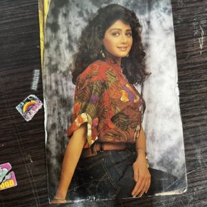 Sridevi * Vintage Bollywood Postcard * (BAP) (2192)