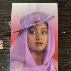 Sridevi * Vintage Bollywood Postcard * (RC) (PC-475)