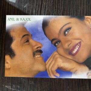 Kajol Devgn Anil Kapoor* Vintage Bollywood Postcard * (BRP) (WN)