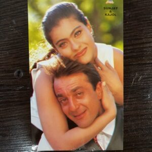 Kajol Devgn Sanjay Dutt* Vintage Bollywood Postcard * (NAA) (WN)
