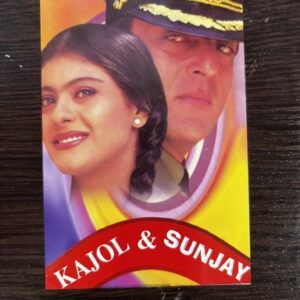 Kajol Devgn Sanjay Dutt* Vintage Bollywood Postcard * (BRP) (WN)