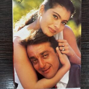 Kajol Devgn Sanjay Dutt* Vintage Bollywood Postcard * (Ruby) (WN)