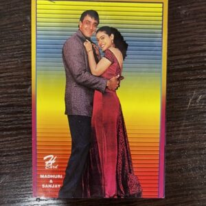 Kajol Devgn Sanjay Dutt* Vintage Bollywood Postcard * (HCC) (WN)