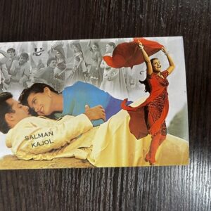 Kajol Devgn Salman Khan* Vintage Bollywood Postcard * (UC) (WN)