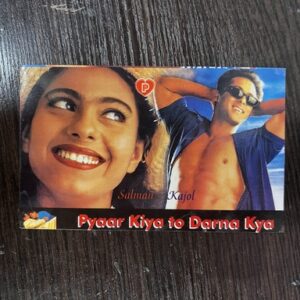 Kajol Devgn Salman Khan* Vintage Bollywood Postcard * (PP) (WN)