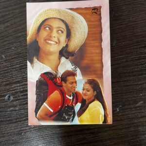 Kajol Devgn Salman Khan* Vintage Bollywood Postcard * (Ruby) (WN)