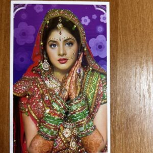 Divya Bharati* Vintage Bollywood Postcard * (Twins) (WN)
