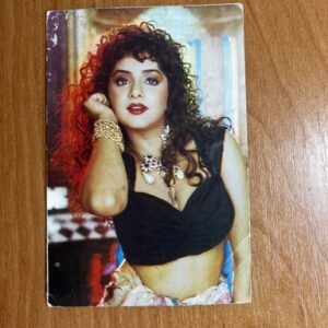 Divya Bharti* Vintage Bollywood Postcard * (Jain) (WN)