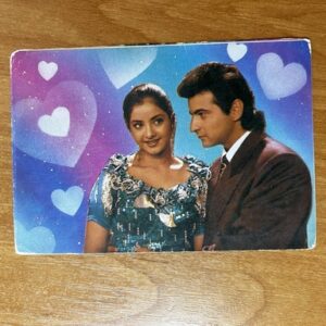 Divya Bharti Sanjay Kapoor * Vintage Bollywood Postcard * (WN) (7196)