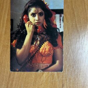 Divya Bharti* Vintage Bollywood Postcard * (Jain) (WN)