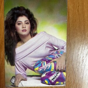Divya Bharti* Vintage Bollywood Postcard * (BAP) (2335)
