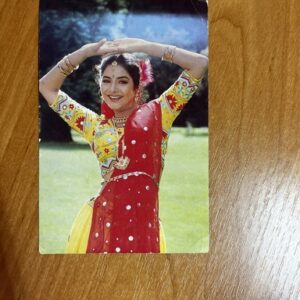 Divya Bharti* Vintage Bollywood Postcard * (BPC) (WN)